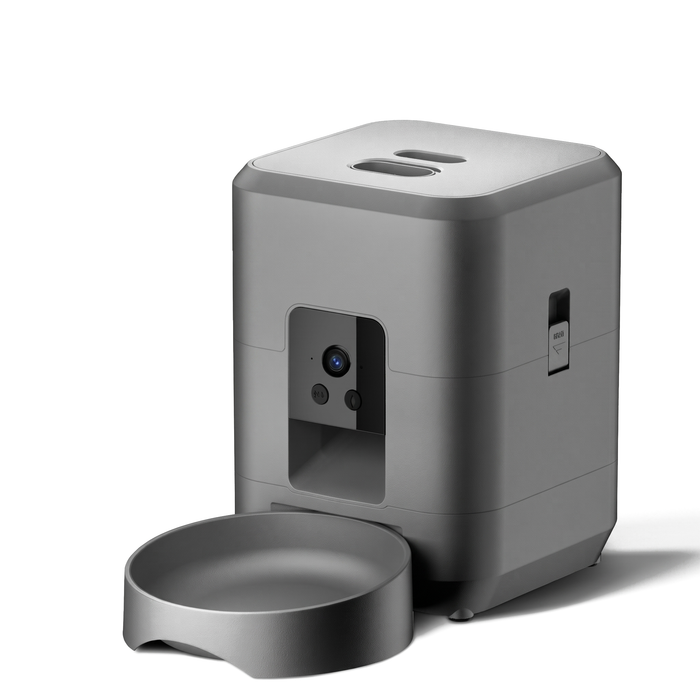 Watchful Automatic Pet Feeder with Camera on white background