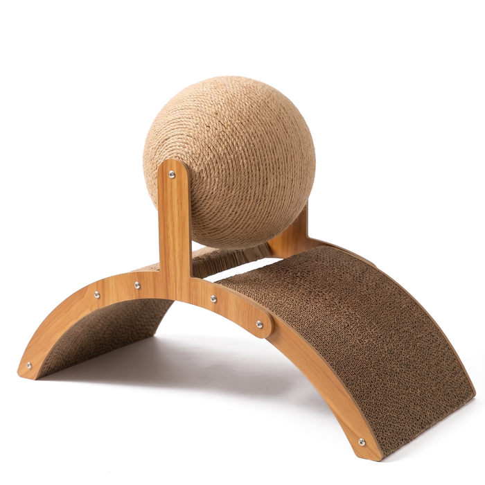 Pivot Sisal Cat Scratching Ball on white background