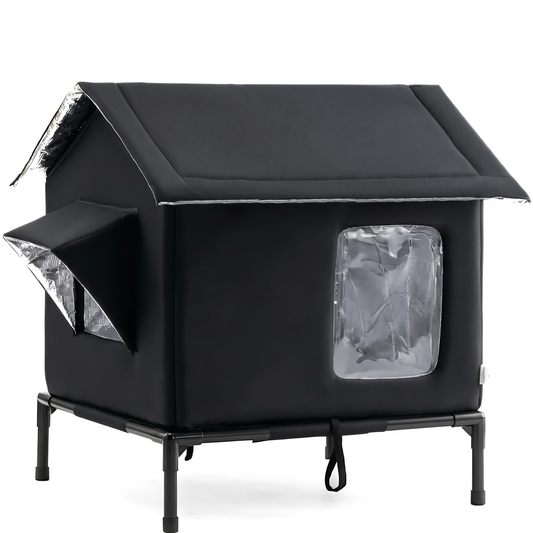 Haven Raised Weatherproof Pet House on white background